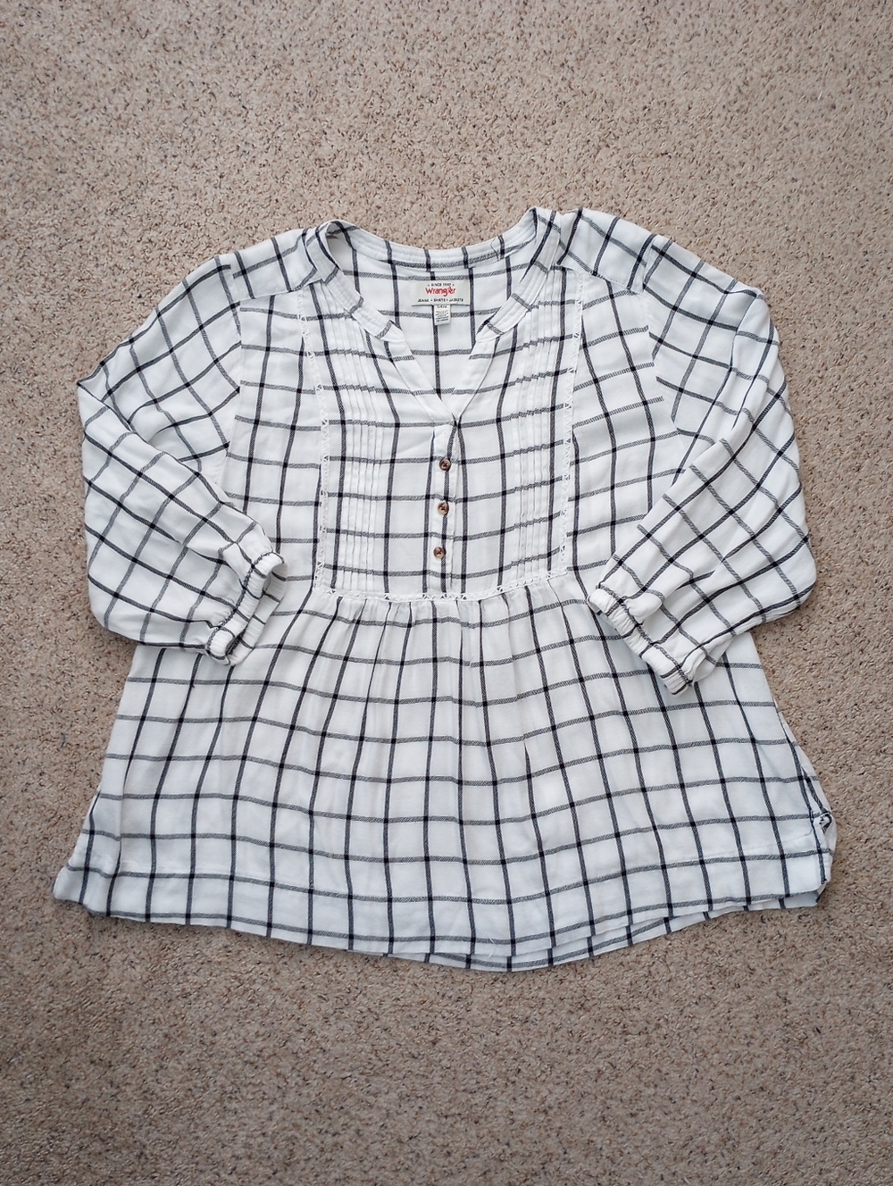 Wrangler Blouse Large Rodeo Cowgirl Western